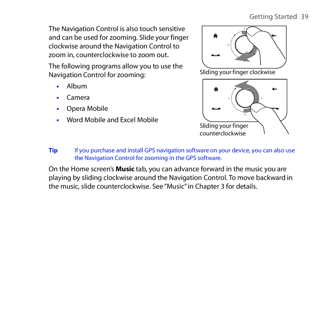 HTC RAPH100 user manual Getting Started  